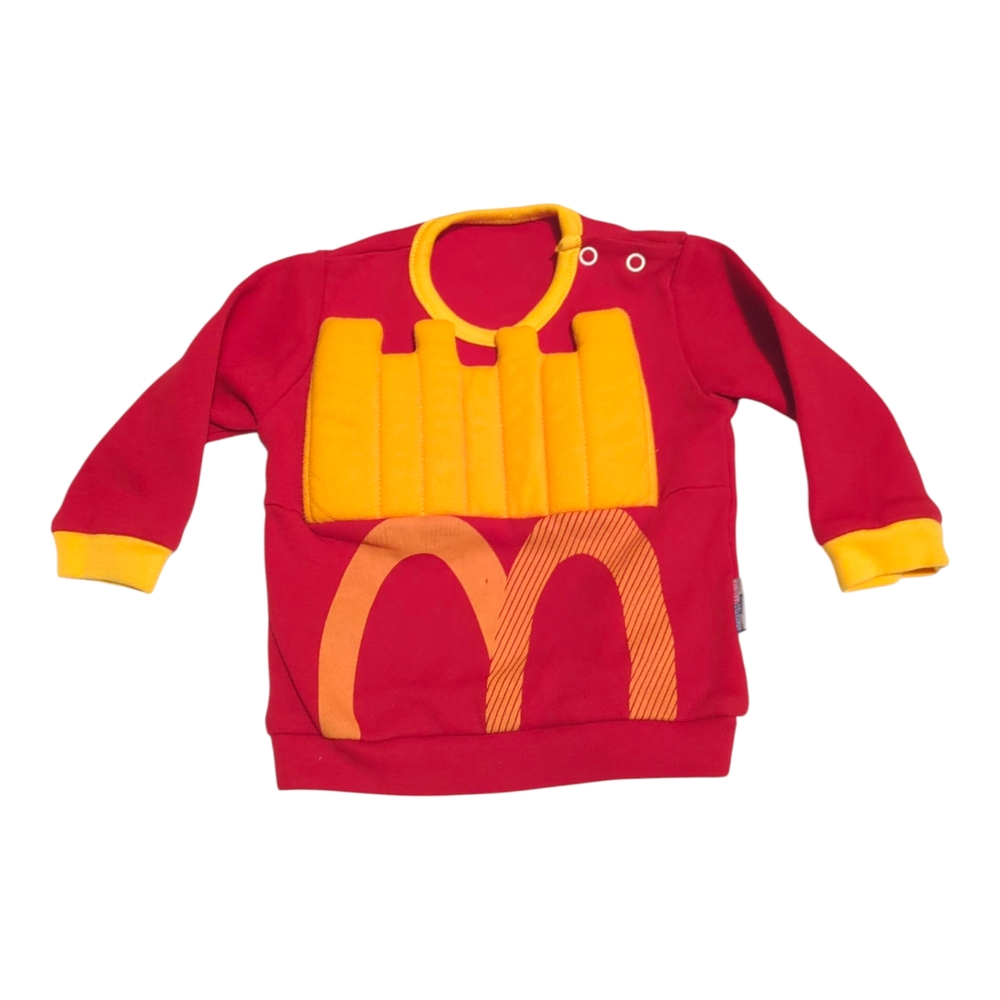 Kids Red and Yellow Long Sleeve Tee